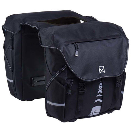 Willex - Doppelte Fahrradtasche S - 1200 - Schwarz - 20l