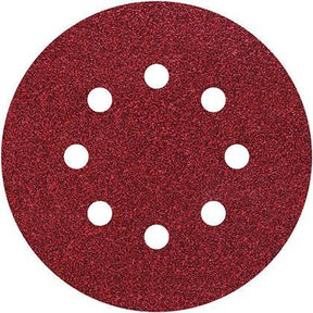 Wolfcraft - 25 klittenbandschijven voor hout metaal, ø 125 mm, korrel 120 - 2251100