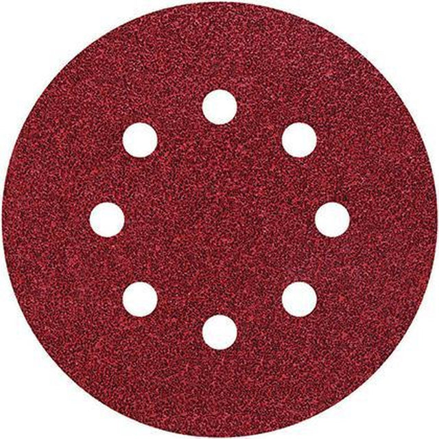 Wolfcraft - 25 klittenbandschijven voor hout metaal, ø 125 mm, korrel 120 - 2251100