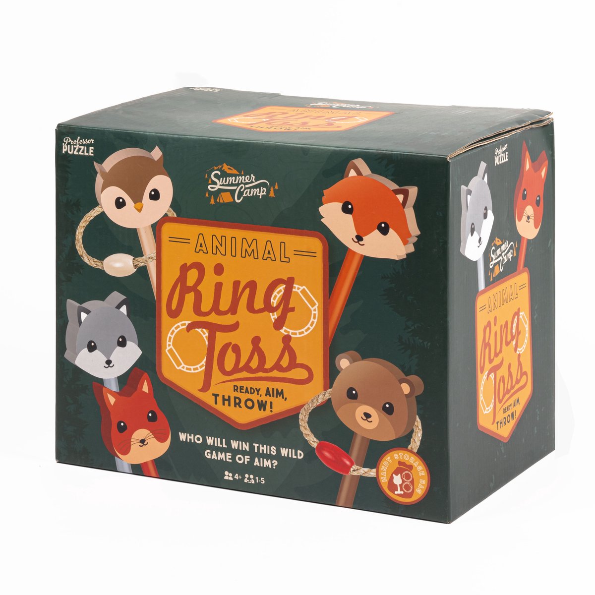 Professor Puzzle Tier Ringwurf - Brettspiel - Englisch -
