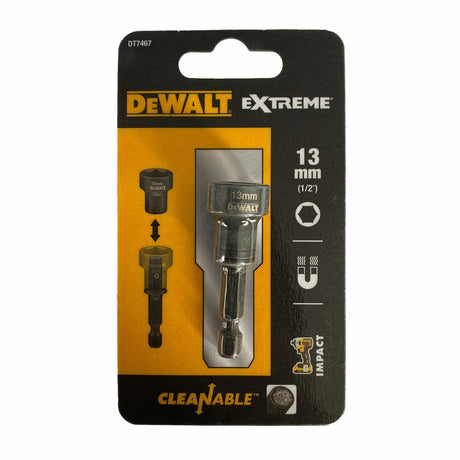 Dewalt dt7467-qz – selbstreinigender magnetischer Steckschlüssel – 13 mm – schlagfest – schlagfest