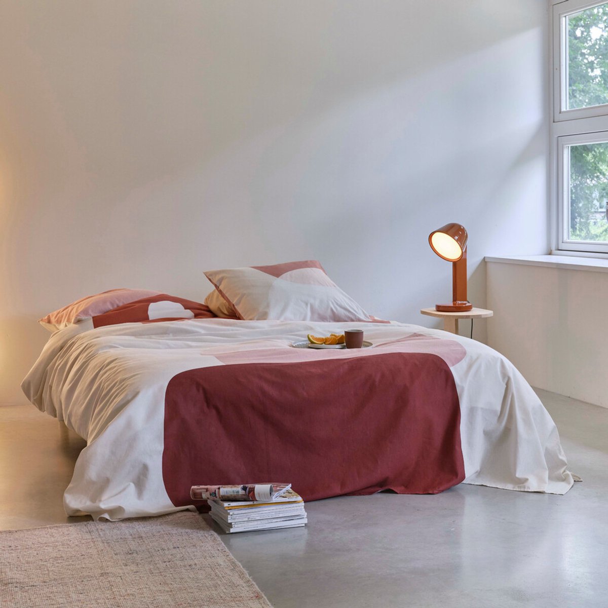Cinderella dekbedovertrek kiezel flanel - naturel - 200x220
