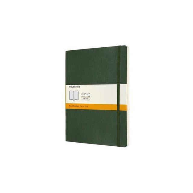 Klassisches Moleskine-Notizbuch – extra groß – Softcover – liniert – Myrtengrün