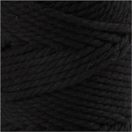 Creativ Company Makrameeschnur 4 mm 55 m schwarz