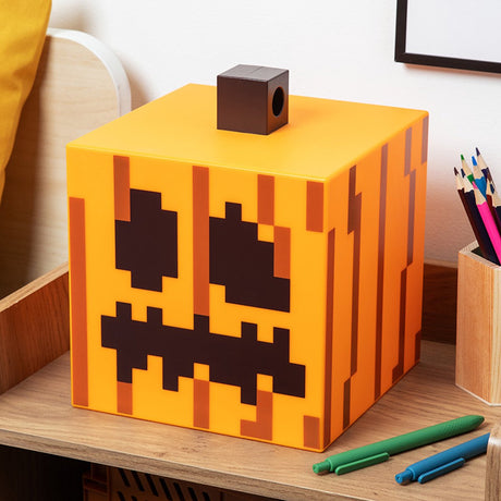 Paladone jack o' lantern pompoenlantaarn, officieel gelicentieerd minecraft product,