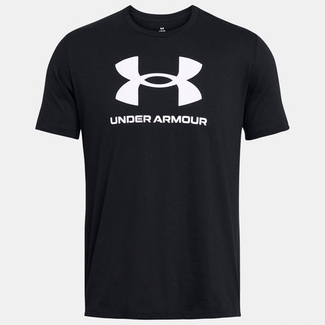 Under Armour UA Sportstyle Logo Update SS-BLK Herren-Sportshirt – Schwarz – Weiß