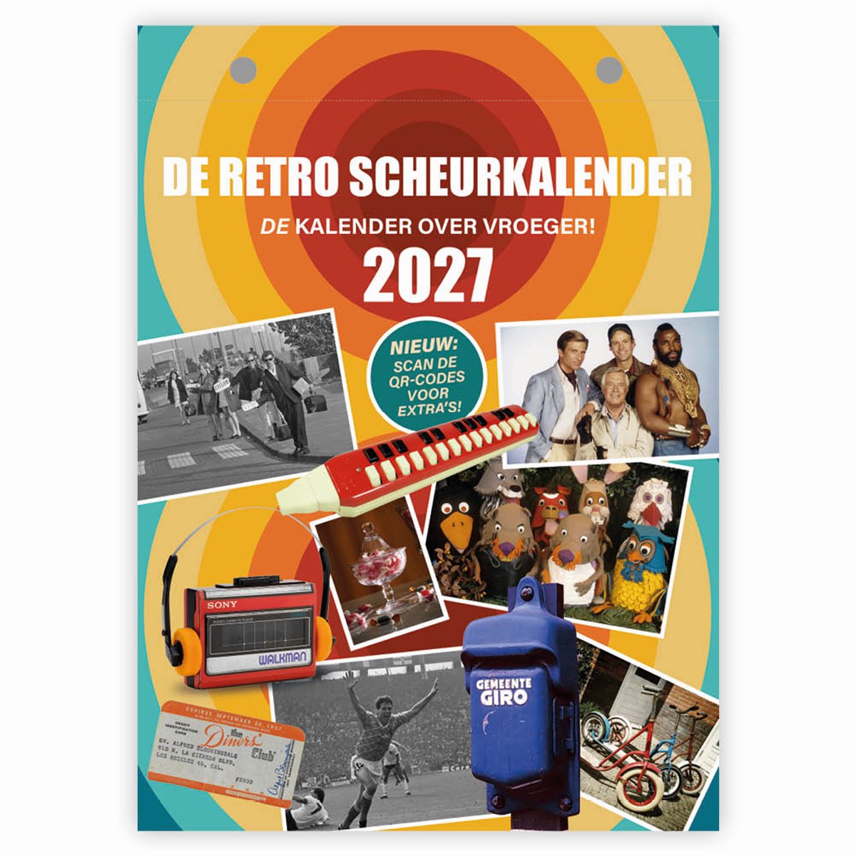 Kalenderwinkel de retro scheurkalender 2027