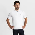 Rogelli core heren fietsshirt - korte mouw - korte rits - wit