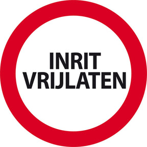 Carpoint bord inrit vrijlaten - ø 24cm - kunststof