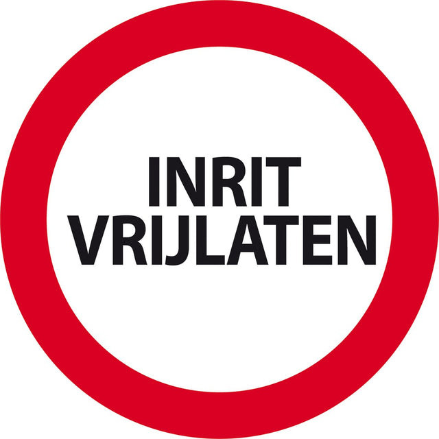 Carpoint bord inrit vrijlaten - ø 24cm - kunststof