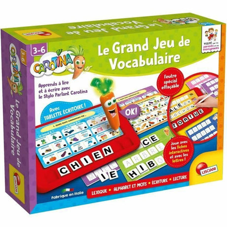 Lisciani - Carotina - Stylo Parlant Le Grand Jeu de Vocabulary - fr