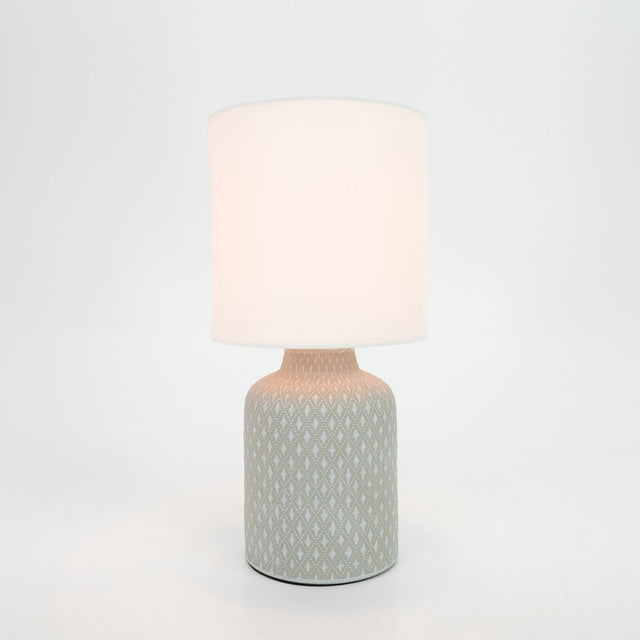 Eglo bellariva tafellamp - e14 - 32 cm - grijs wit