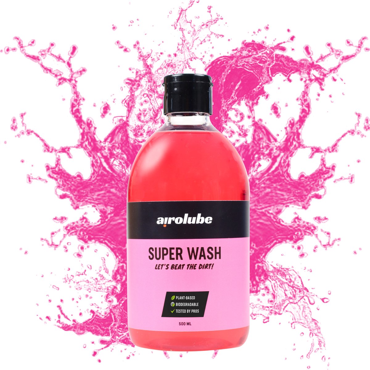 Superwash Fahrradauto Shampoo 500 ml rot