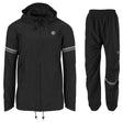 Agu Original Regenanzug Unisex wasserdicht - Schwarz - Wassersäule 5.000 mm - Jacke und Hose - inklusive Aufbewahrungstasche xxxl
