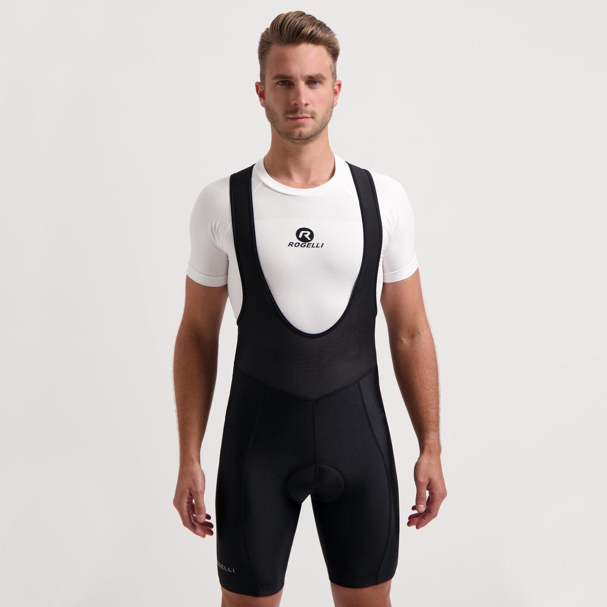Rogelli econ korte fietsbroek - heren - zwart - maat s