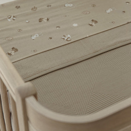 Meyco Baby Meyco Waldtierblatt – 75 x 100 cm – Sand