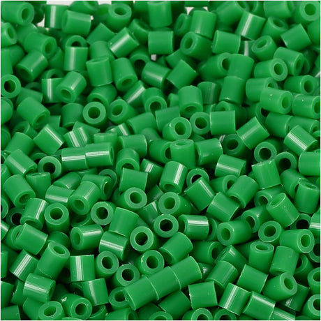 Nabbi Fotoperlen, Größe 5x5 mm, Lochgröße 2,5 mm, mittel, grün (16), 6000 Stück 1 Box