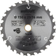 Wolfcraft - Kreissägeblatt 150 mm - 24 Zähne - 20 16 mm Bohrung - für Kreissäge - 6342000