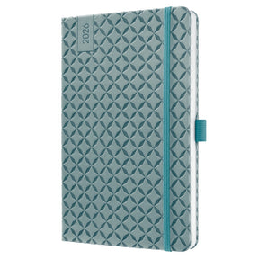 Sigel weekagenda flair 2026 formaat a5 ocean blue hardcover