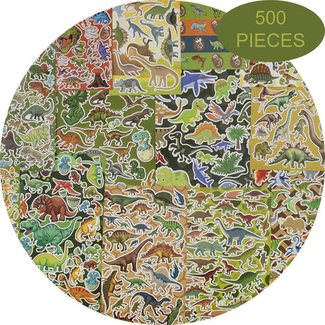 Mega Stickerset Dinosaurus, 500st.
