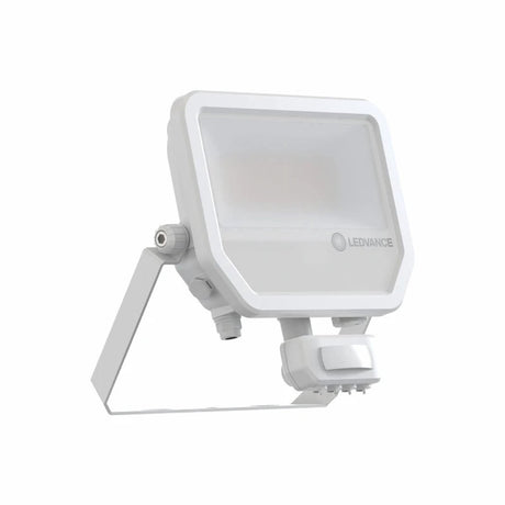 Ledvance LED-Flutlicht Aluminiumweiß 41w 5500lm 100d - 830 Warmweiß | IP65 - Bewegungs- und Lichtsensor - symmetrisch