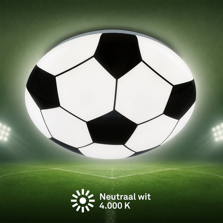 Briloner - LED-Deckenlampe - Fußballlampe Decke - Kinderzimmerlampe - WM-Fußball - 12w - ø27,5cm