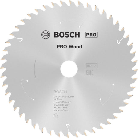 Bosch Pro Wood Akku-Sägeblatt für Kreissägen 160 x 1,5 x 20 mm - ...