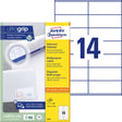 Avery Universaletiketten 3477 105x41mm weiß