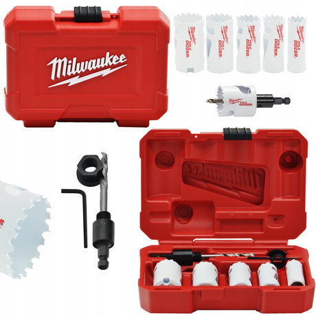 Milwaukee Zubehör 7-teiliges Bimetall-Lochsägen-Set für Lochraupen – 49224083