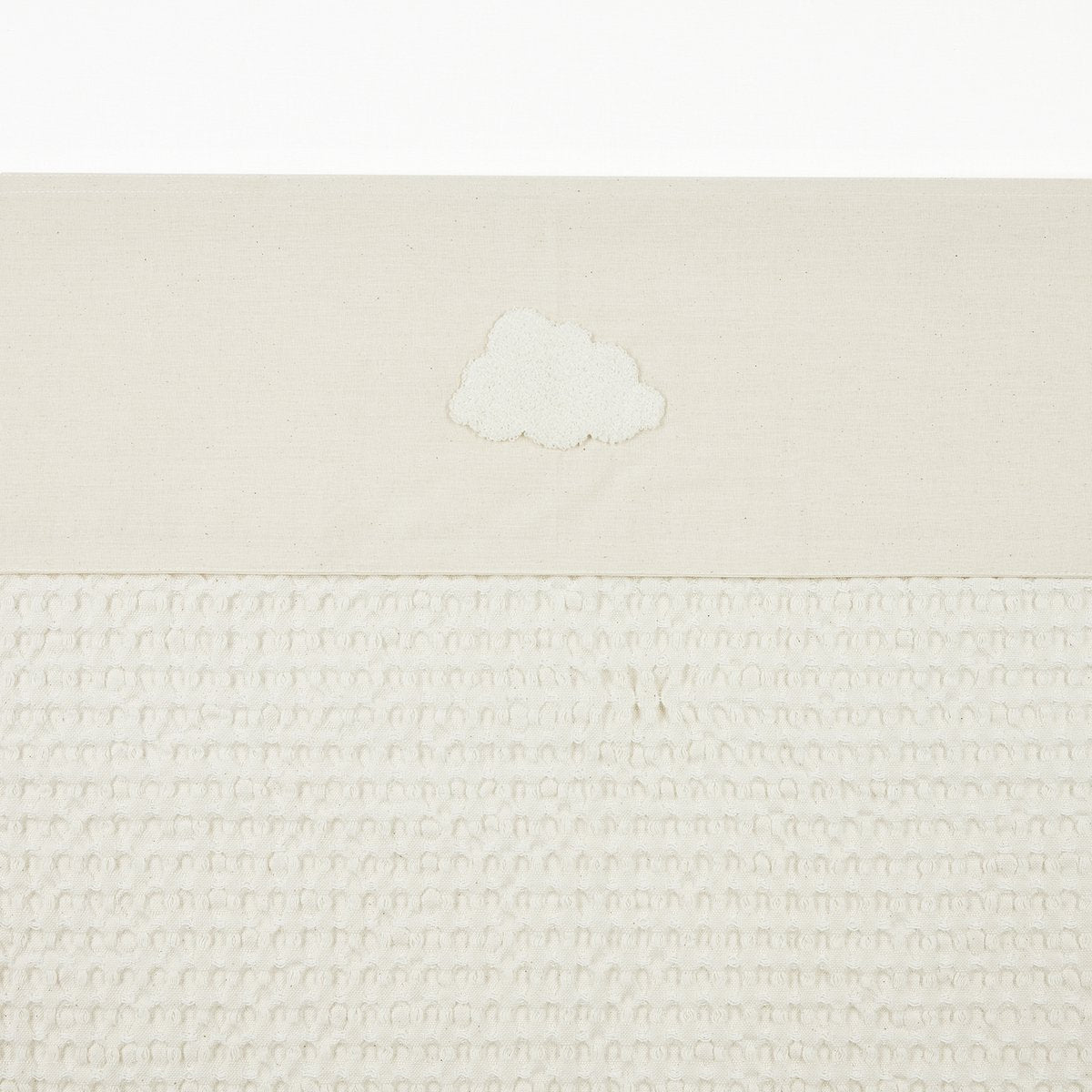 Meyco baby clouds ledikant laken - nature - 100x150cm - 0.3 tog
