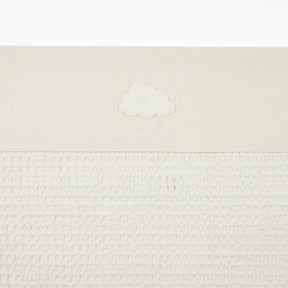 Meyco baby clouds ledikant laken - nature - 100x150cm - 0.3 tog