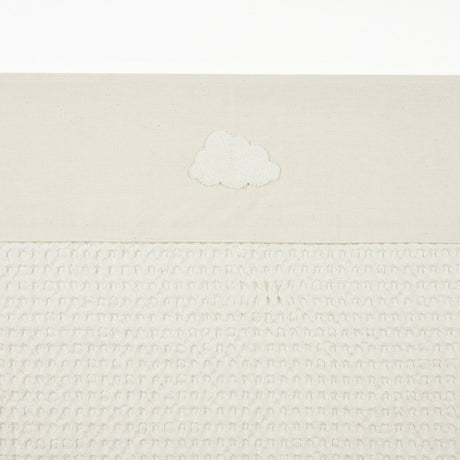 Meyco baby clouds ledikant laken - nature - 100x150cm - 0.3 tog