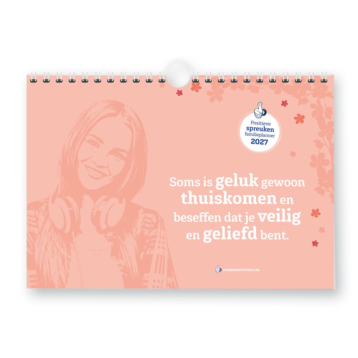 Voor positiviteit familieplanner positieve spreuken 2027