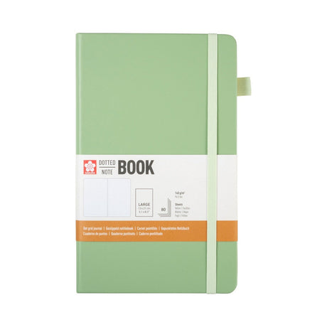 Sakura-gepunktetes Hardcover-Notizbuch mit großer blasser Patina
