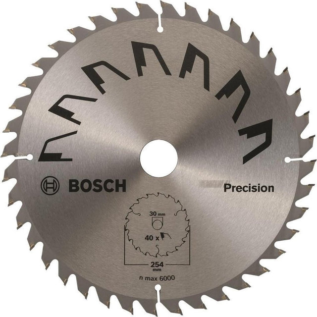 Bosch cirkelzaagblad precision 254x2x30 t40 (1)