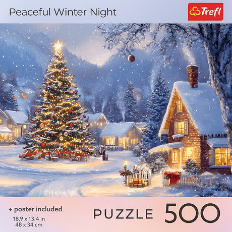 Trefl Puzzle 500 Teile Weihnachten Winternacht Erwachsene.