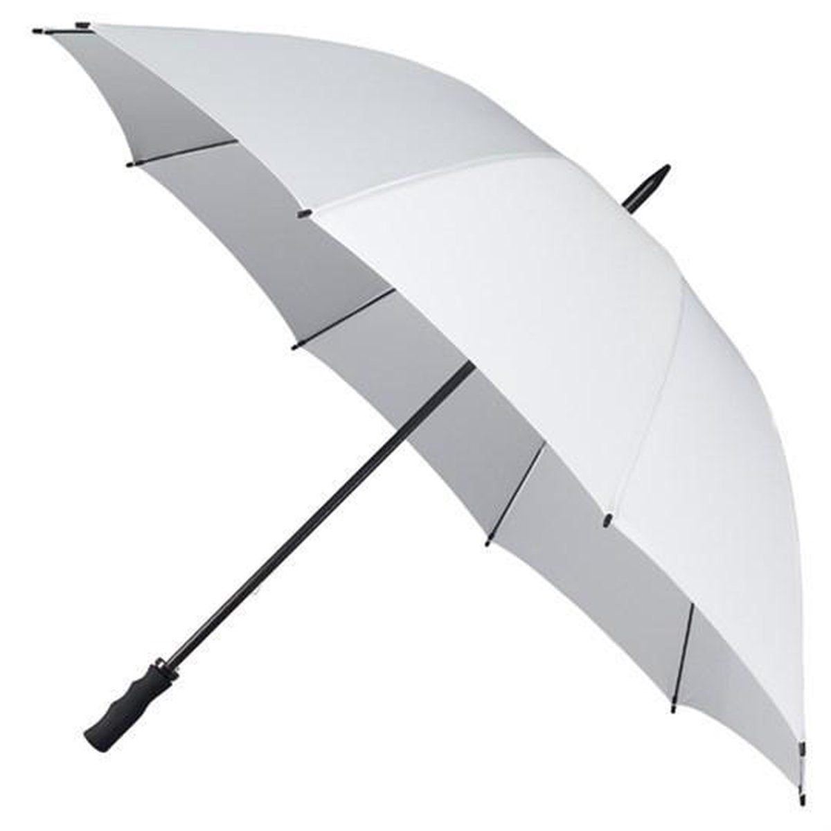 Falcone GolfParaplu Windschutz Handöffnung 130 cm Weiß