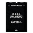 Rumag verjaardagskalender - 18x25 cm