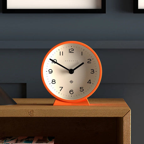 Newgate M Tischuhr Echo Orange 16cm