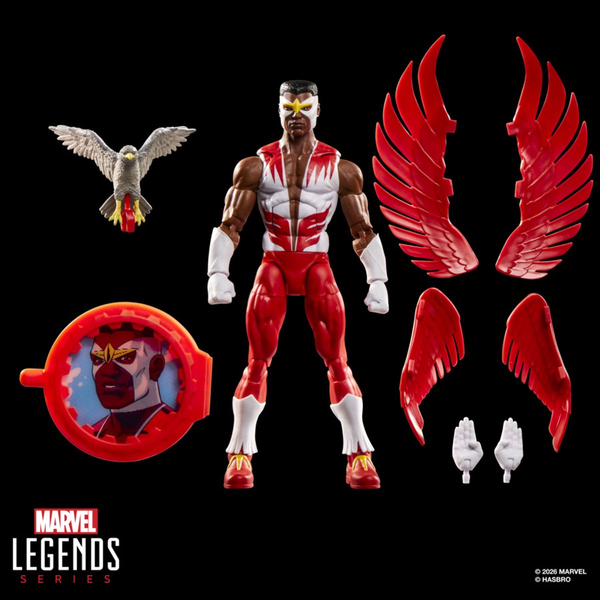 Marvel Legends Series Secret Wars's Falcon, Captain America Comics Sammelbare 6-Zoll-Actionfigur
