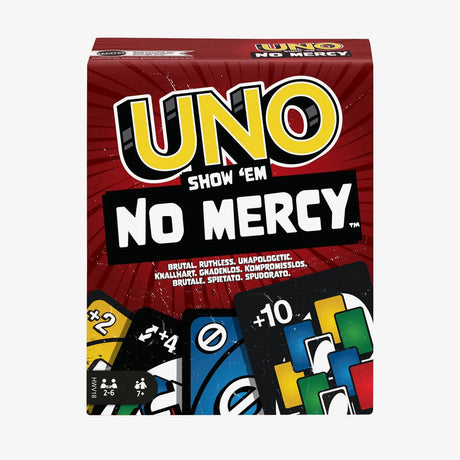 Mattel Games Uno Show No Mercy – Uno No Mercy – Kartenspiel