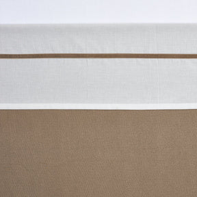 Meyco baby bies ledikant laken - taupe - 100x150cm - 0.3 tog