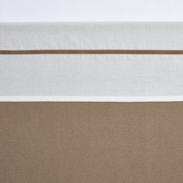Meyco baby bies ledikant laken - taupe - 100x150cm - 0.3 tog