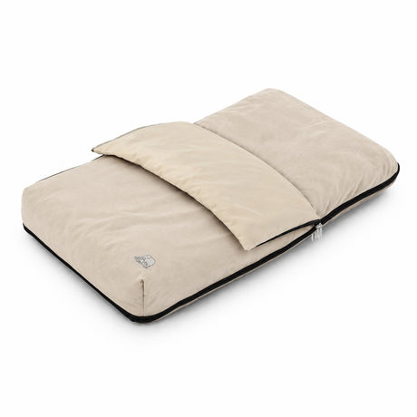 Deryan airtraveller vliegtuigbedje - reiskussen met matras - cream