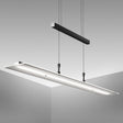 B.k.licht - hanglamp eetkamer - dimbaar - glas - hoogte verstelbaar - pendellamp - 3.000k - 1.600lm - 20w led