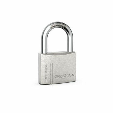 Gerda knp s30 serie - roestvrijstalen hangslot - 30mm - weerbestendig - inclusief 3 sleutels