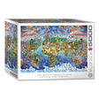 Eurographics – Wunder der Welt [Weltwunder] – Maria Rabinky – 5000 Teile 101,5 x 152,5 cm (B x H) – Puzzle