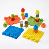 Clementoni Soft Clemmy – Miffy Sinnespfad – Sinnesspielzeug – Spielmatte – Babyblöcke und Spielmatte – mit Stapelblöcken aus weichem Schaumstoff – 6–36 Monate