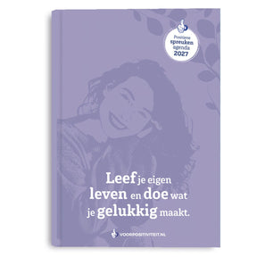 Voor positiviteit agenda positieve spreuken 2027