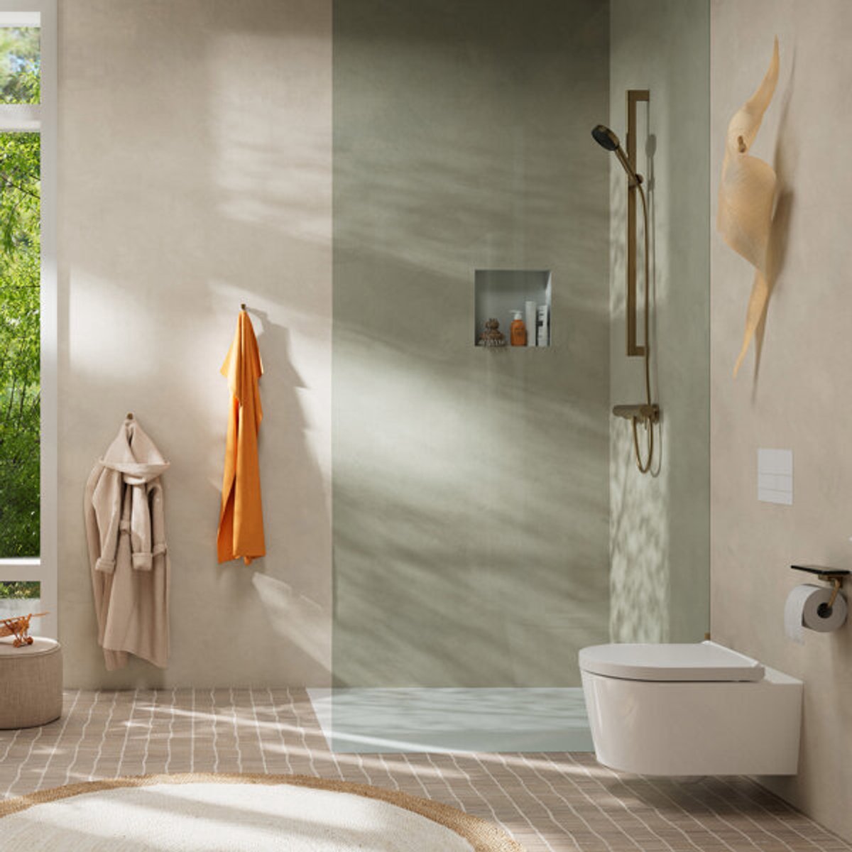 Hansgrohe tecturis s - Duscharmatur - Aufputz - Einhebelbedienung - Chrom